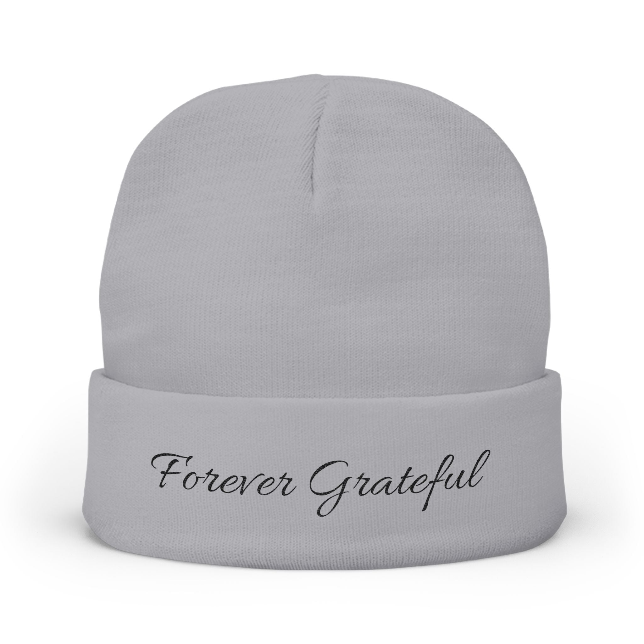 FG Christian Embroidered Knit Beanie