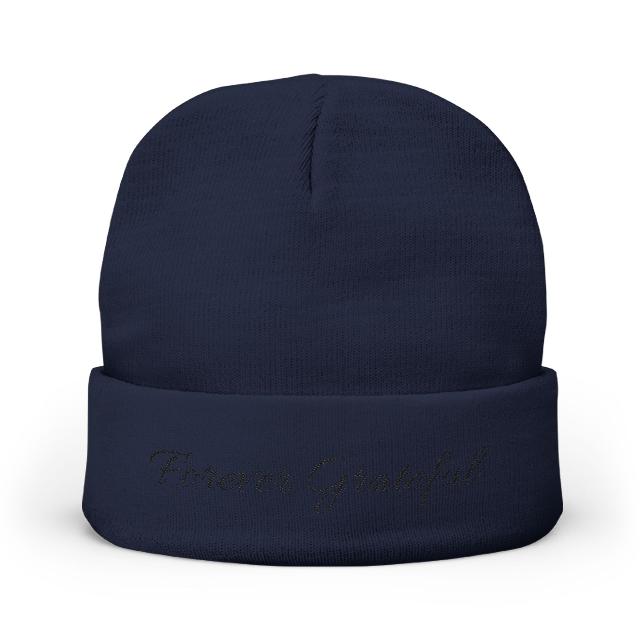 FG Christian Embroidered Knit Beanie